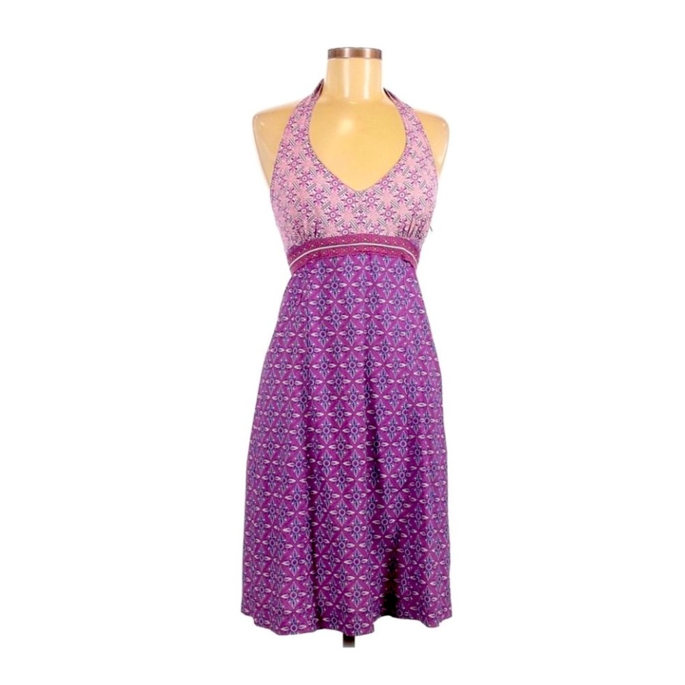 Athleta Purple Halter Top Dress Sz 12